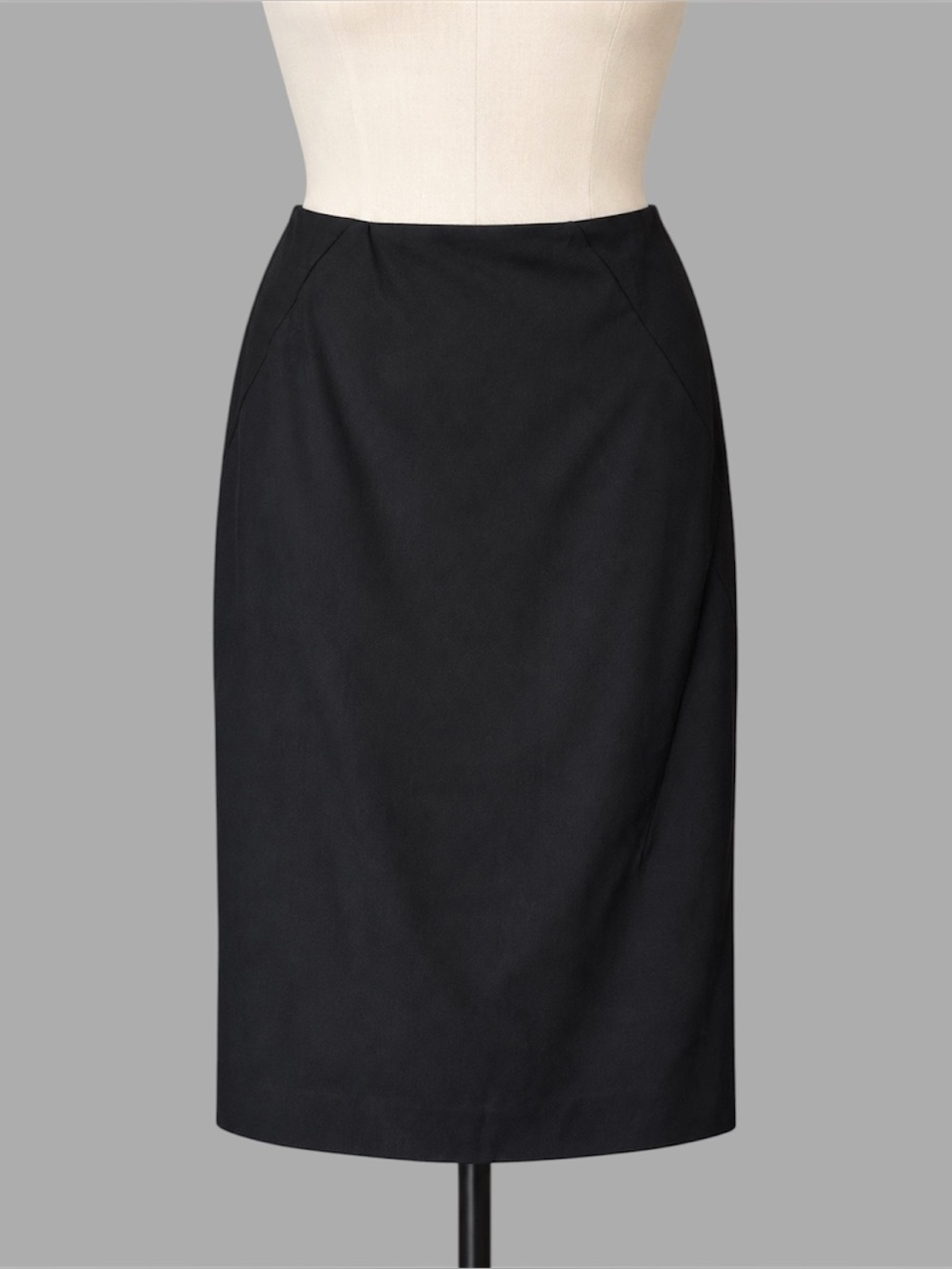 vtg Y2K Theory Black Wool Stretch Pencil Skirt Women’s Size 8 Made in USA